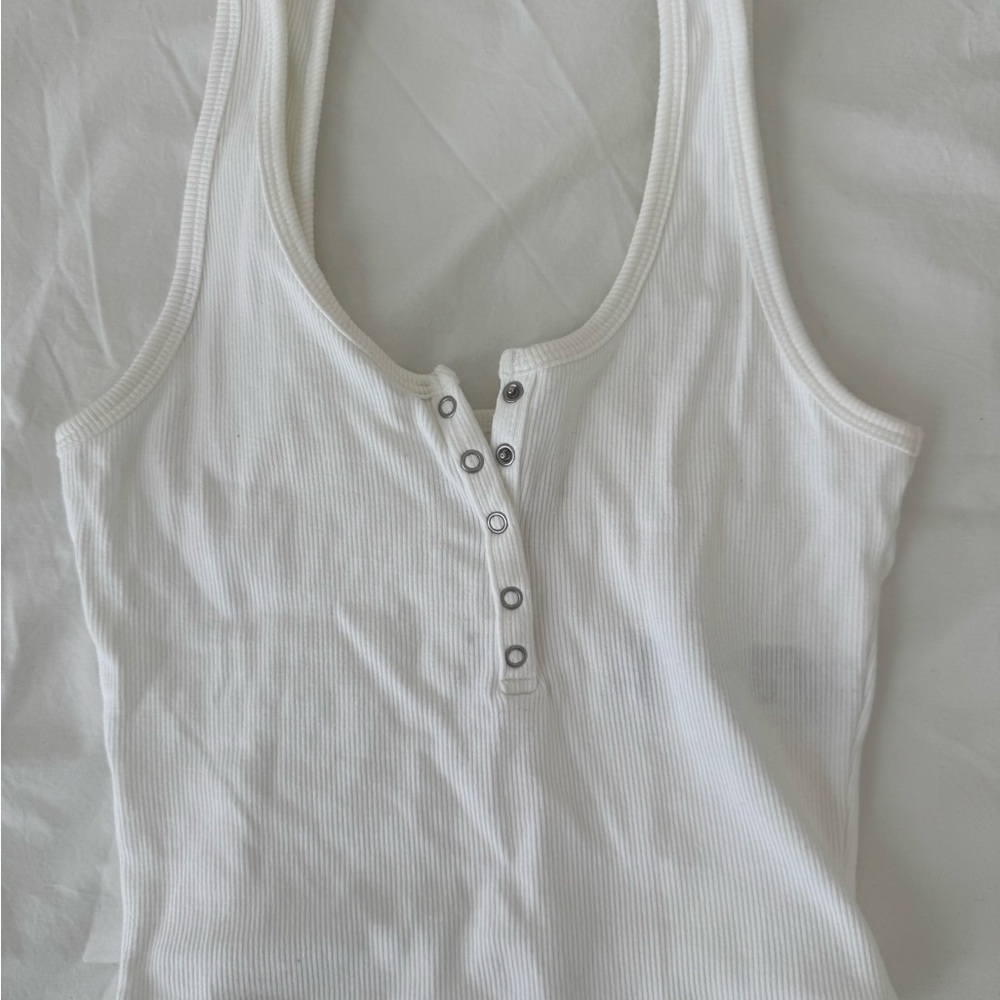 Abercrombie Cropped Ribbed Tank
